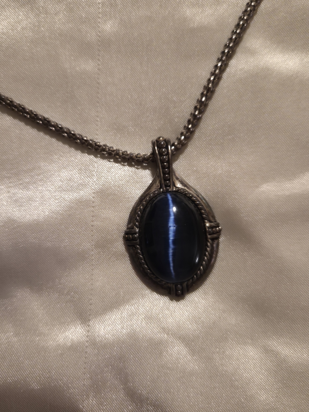 Vintage Kenneth Cole Star of India Blue Necklace